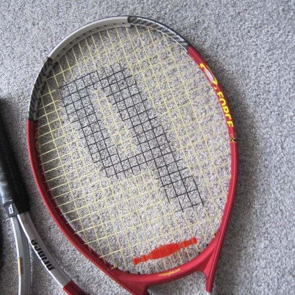 Prince Force 3 Titan Ti Tennis Rackett / Racquets with Soft Cases - Lot of 2 - Picture 2 of 10